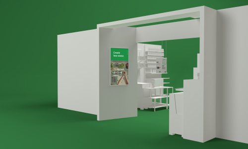 Entrance statement - Sustainable living shop