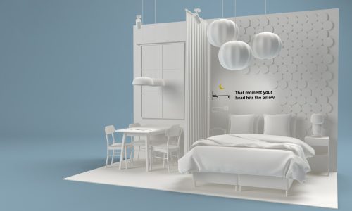 IKEA Home smart all parts studio - Showroom area (Projector)