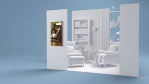 IKEA Home smart all parts studio room setting - Showroom area