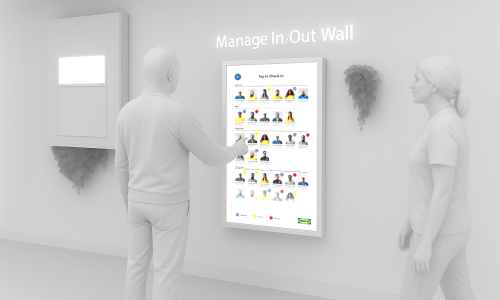 Digital Manager In / Out board Template