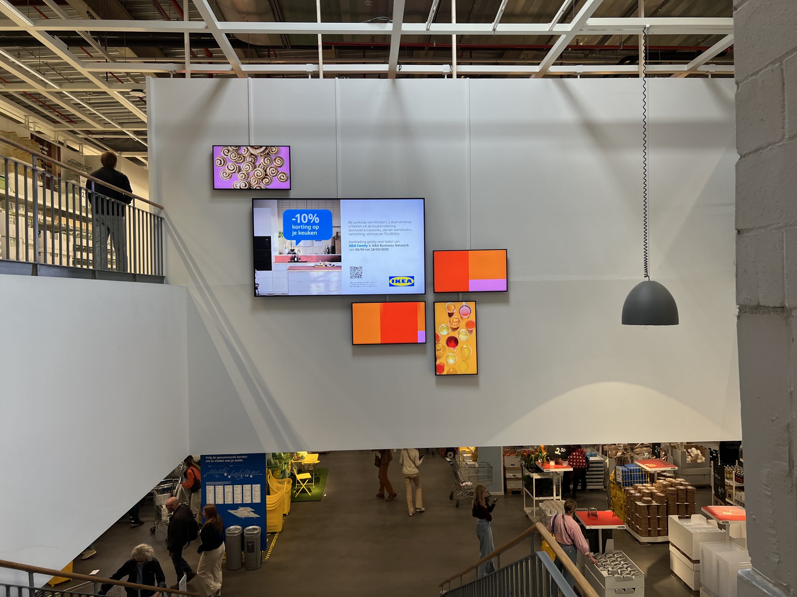 Mosaic Wall Market Hall Stairs: Belgium - Ghent